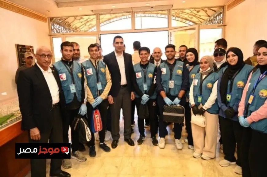 وزير الشباب والرياضة ومحافظ شمال سيناء يتفقدان أنشطة المدينة الشبابية بالعريش