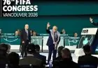 رئيس الاتحاد الفلسطيني يرفض مصافحة نظيره الإسرائيلي خلال اجتماع الفيفا رغم تدخل إنفانتينو فيديو