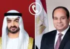 الرئيس السيسي يعبر عن دعم مصر الكامل للإمارات أمام الاعتداءات الإيرانية