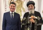 قنصل مصر في ميلانو يستقبل البابا تواضروس ويبرز دور الزيارة في تعزيز التماسك المجتمعي