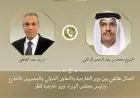 وزير الخارجية يناقش مع رئيس الوزراء ووزير خارجية قطر سبل خفض التوترات الإقليمية