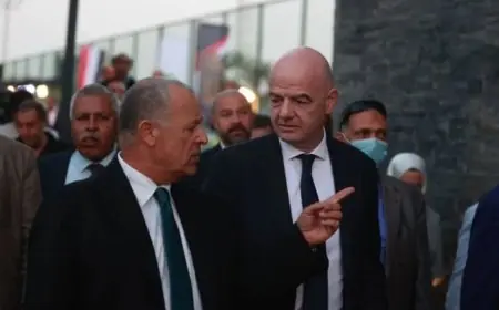 الاتحاد المصري لكرة القدم يعلن دعمه لاستمرار إنفانتينو في رئاسة الفيفا