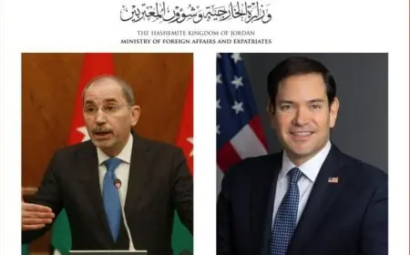 الأردن والولايات المتحدة يتبادلان الآراء حول التطورات الإقليمية وطرق تهدئة التصعيد
