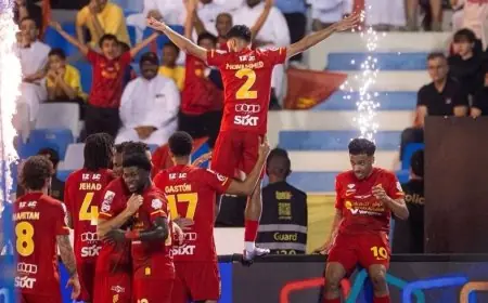 النصر يتفوق بعد تأخره في شوط أول مثير ضد القادسية