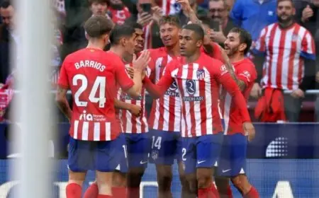 أتلتيكو مدريد يكشف عن تشكيلته المثيرة لمواجهة آرسنال في نصف نهائي دوري أبطال أوروبا