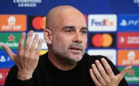 بيب جوارديولا يعلن استمراره مع مانشستر سيتي ويؤكد شغفه وطموحه للمزيد من الإنجازات