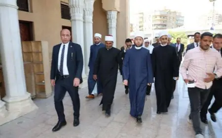 وزير الأوقاف يزور مسجد يوسف الصحابي ويحث على تطوير ملحقه وزيادة الأنشطة الدعوية