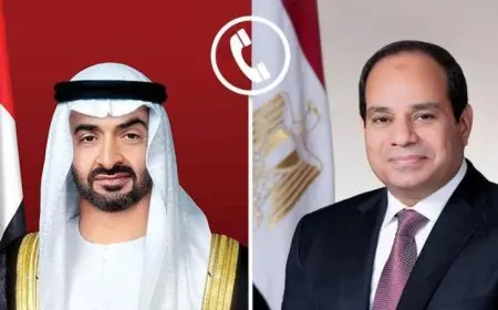 الرئيس السيسي يعلن دعمه التام للإمارات في مواجهة الاعتداءات الإيرانية
