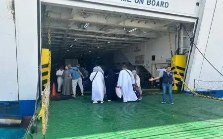 أولى قوافل الحج البري تنطلق من ميناء نويبع البحري نحو الديار المقدسة