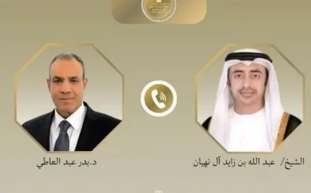 وزير الخارجية يعقد اجتماعًا هاتفيًا مع نظيره الإماراتي لبحث مستجدات التطورات الإقليمية