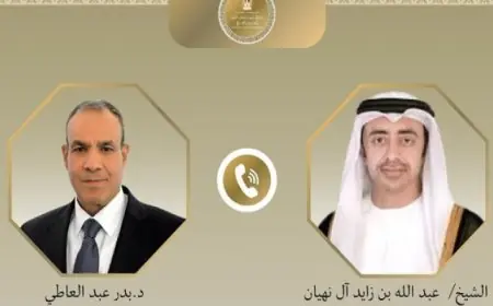 وزير الخارجية يؤكد لنظيره الإماراتي إدانة مصر القوية للاعتداءات الإيرانية على الإمارات