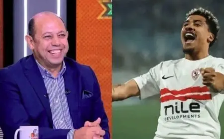 أحمد سليمان يثني على بيزيرا بعد مباراة الزمالك وسموحة ويقارن أداءه بميسي وماردونا