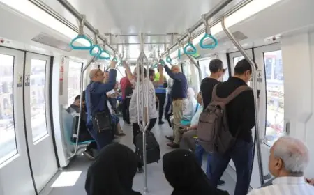 زيادة كبيرة في أعداد المواطنين الراغبين في ركوب مونوريل شرق النيل