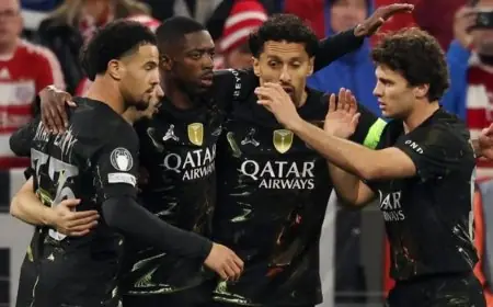 ديمبيلي يقود هجوم باريس سان جيرمان في نهائي دوري الأبطال ضد أرسنال