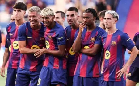 برشلونة يكشف عن بديل ليفاندوفسكي من الدوري الإنجليزي بدلاً من عمر مرموش