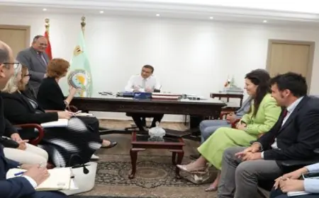 وزير الزراعة يلتقي وفد الاتحاد الأوروبي والوكالة الإيطالية لدراسة تعزيز الأمن الغذائي