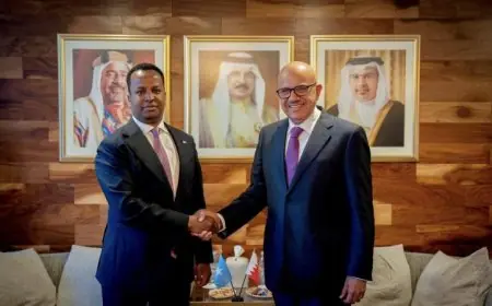 البحرين والصومال تتناولان آخر التطورات في الأوضاع الإقليمية