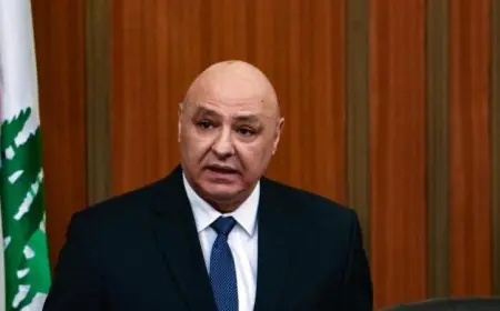 عون يوجه مستشار الأمن القومي البريطاني للضغط على إسرائيل لوقف إطلاق النار