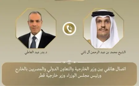 وزير الخارجية يناقش مع رئيس الوزراء ووزير خارجية قطر سبل خفض التوترات الإقليمية