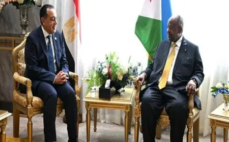 رئيس الوزراء ومستشار جيبوتي يناقشان سبل تعزيز التعاون الثنائي في مجالات متعددة بالصور