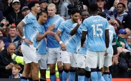 مرموش يتألق ويسجل هدفاً في فوز مانشستر سيتي على برينتفورد بثلاثية في الدوري الإنجليزي فيديو