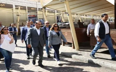 وزيرة التنمية المحلية تتابع تقدم تطوير المرحلة الثانية من سوق العتبة في القاهرة