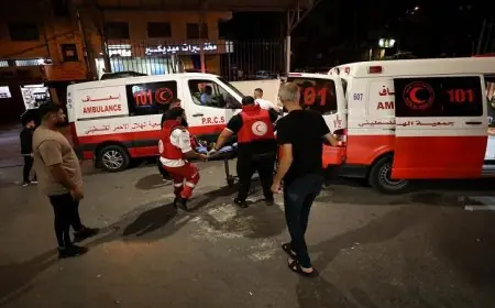 استشهاد فلسطيني جراء قصف قوات الاحتلال الإسرائيلي في قلب غزة