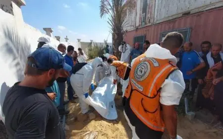 انتشال جثماني شهيدين في قلب قطاع غزة بعد أحداث مؤلمة