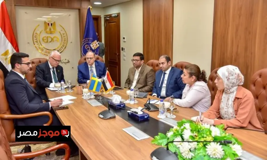 الغمراوي يلتقي سفير السويد لتعزيز التعاون والشراكة الاستراتيجية بين البلدين