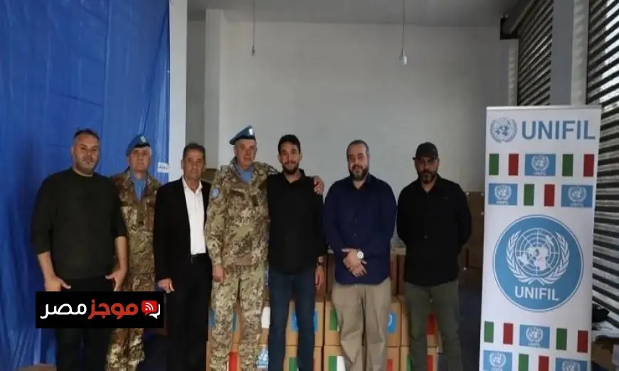 اليونيفيل تدعم نازحي برعشيت في جنوب لبنان بمساعدات إنسانية عاجلة
