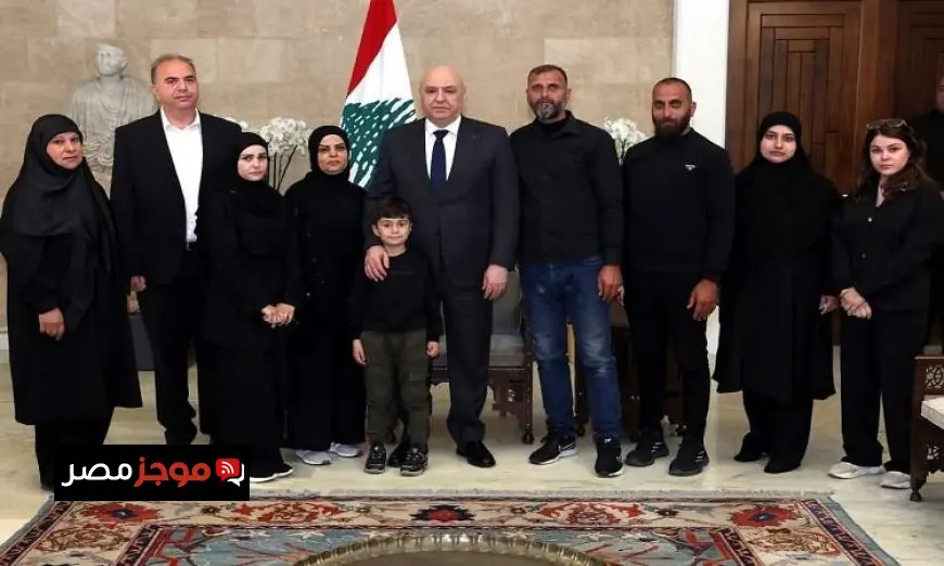 الرئيس اللبناني يندد باستهداف عمال المياه والإغاثة كخرق واضح للقوانين الدولية