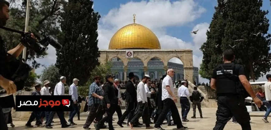 مستوطنون يقتحمون المسجد الأقصى المبارك تحت حماية قوات الاحتلال الإسرائيلي