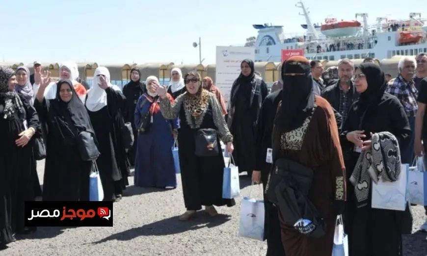 أول دفعة من الحجاج المصريين تصل العقبة في إطار خطة تفويج 5800 حاج عبر خط نويبع العقبة