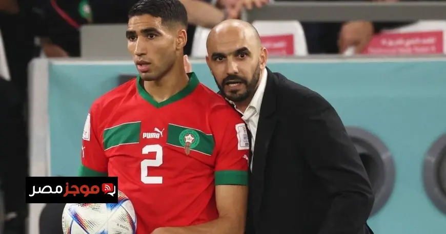 لقاء رائع في باريس بين أشرف حكيمي والمدرب الركراكي يعزز أواصر الصداقة