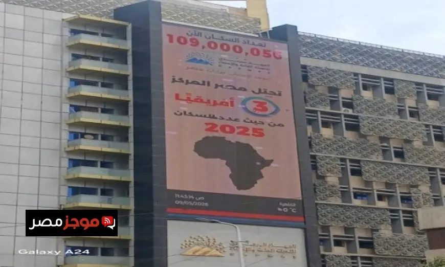 عدد سكان مصر يتجاوز 109 ملايين نسمة وفقًا لتقرير الإحصاء الجديد