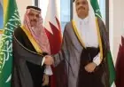 وزير الخارجية السعودي يناقش مع نظيره القطري سبل تعزيز الأمن والاستقرار في المنطقة