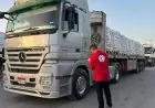 قافلة زاد العزة 217 تتوجه حاملة 3117 طنا من المساعدات الإنسانية بدعم الهلال الأحمر