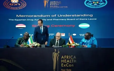 هيئة الدواء المصرية تعزز التعاون الدولي بتوقيع مذكرة تفاهم مع مجلس الصيدلة في سيراليون