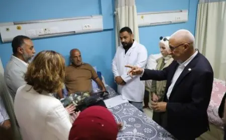 نواب لجنة الشؤون الخارجية الهولندية يزورون مستشفى العريش العام لتعزيز التعاون الصحي