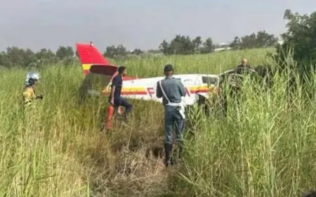 مصرع شخصين في حادث تحطم طائرة خاصة شمال المغرب