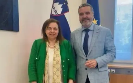 استقبال وزير الخارجية السلوفيني للسفيرة المصرية في سلوفينيا يعزز العلاقات الثنائية