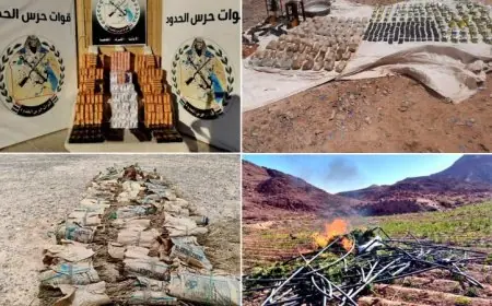 قوات حرس الحدود تواصل تعزيز أمن الوطن من جميع الاتجاهات الاستراتيجية