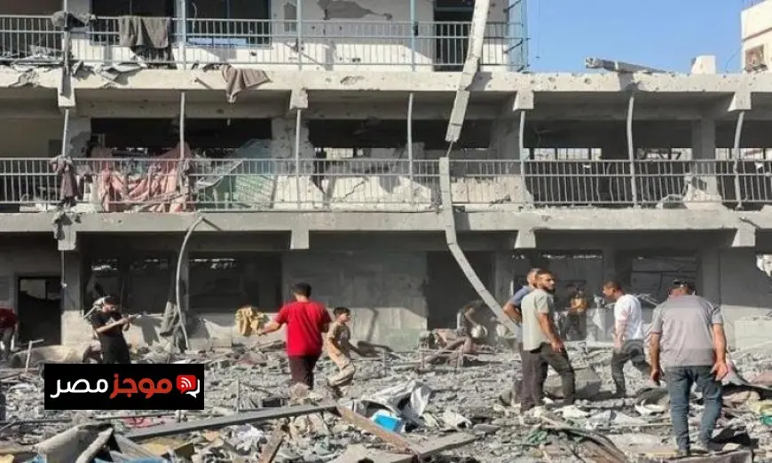 إصابات نتيجة قصف إسرائيلي على مدرسة في مخيم الشاطئ بغزة
