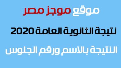Photo of نتيجة الثانوية العامة 2020 بالاسم ورقم الجلوس من موقع وزارة التربية والتعليم