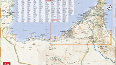 Photo of خريطة الامارات 2020