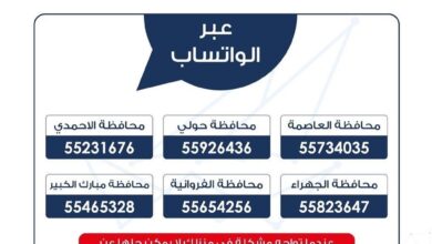 Photo of أرقام هواتف الطوارئ في الكويت أثناء الحظر الشامل