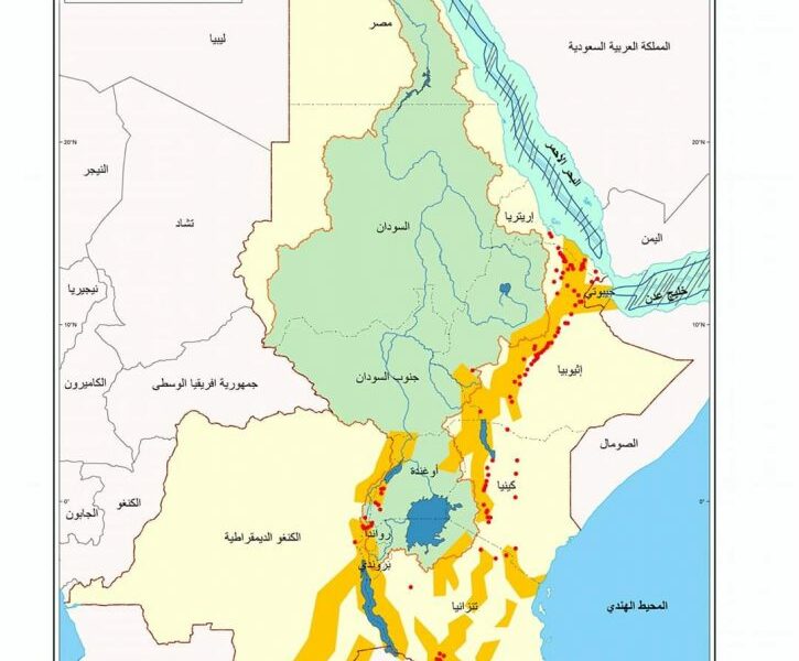 الدول التي يمر بها نهر النيل وما منبع ومصب نهر النيل