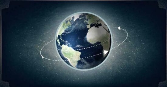 سرعة دوران الأرض حول نفسها وتأثير دوران الأرض حول الشمس