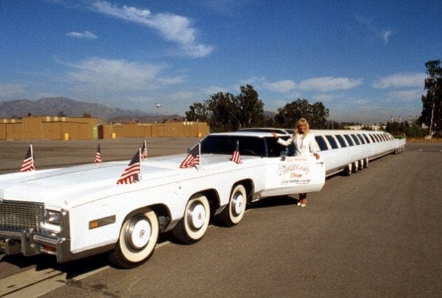 اكبر سيارة في العالم ليموزين american dream by Jay ohrber وسيارات أخرى