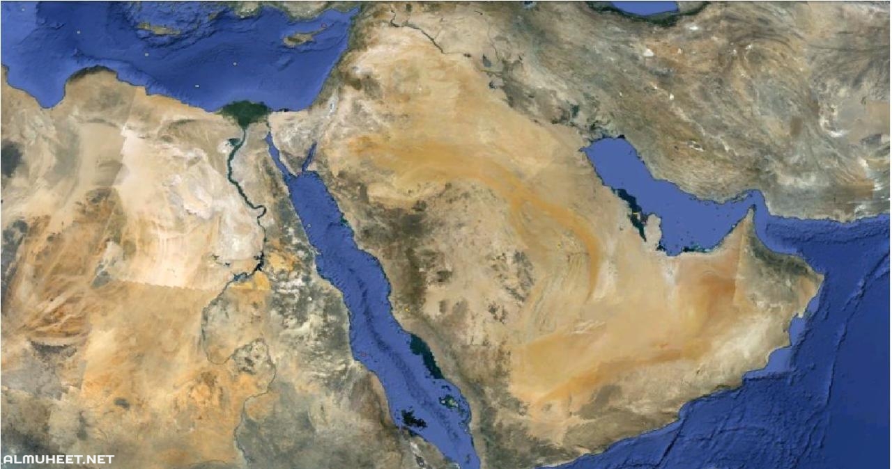 ترتيب دول الخليج من حيث المساحة